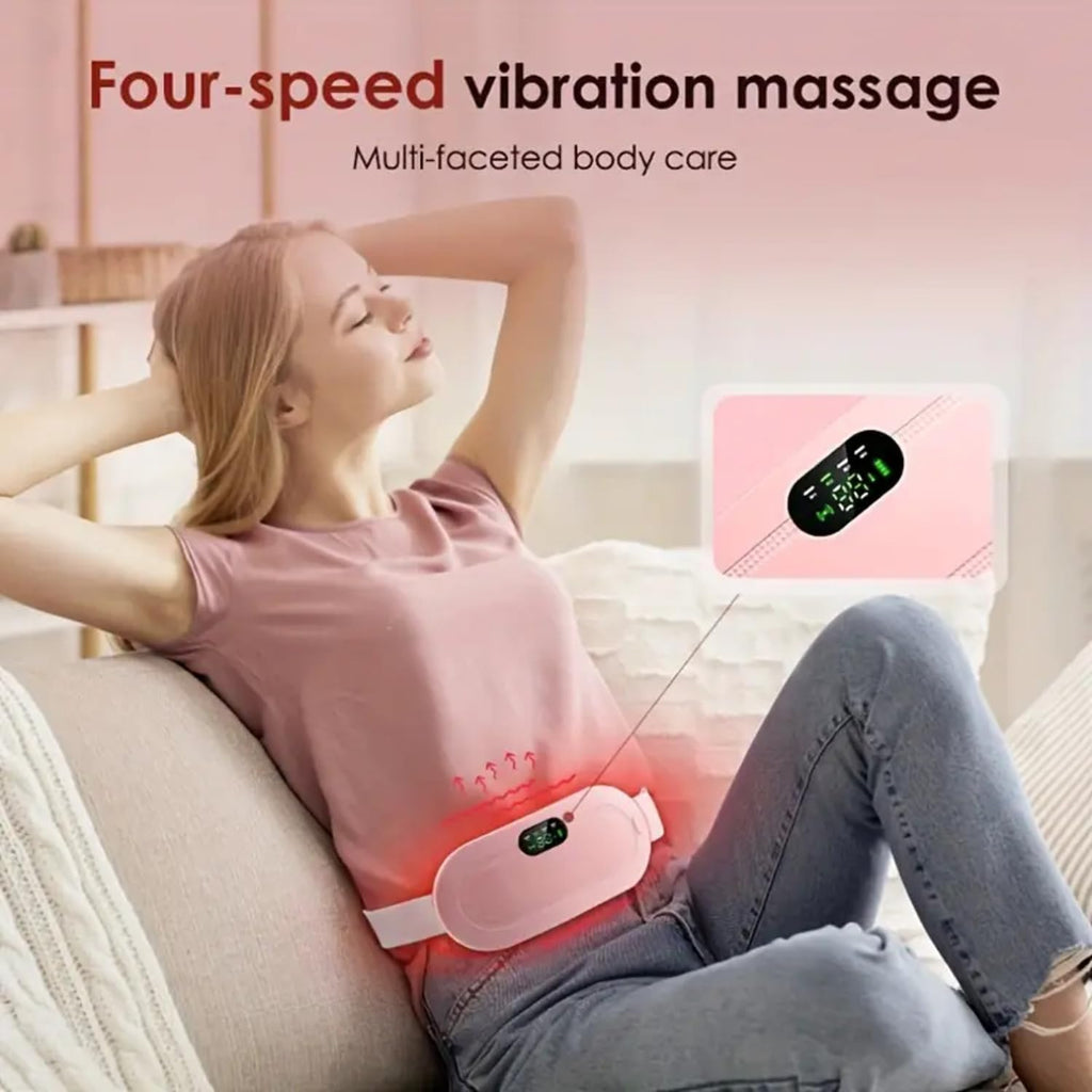 Coussin Menstruel Chauffant Massant Sans Fil